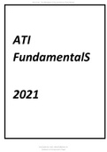 ATI FUNDAMENTALS PRACTICE A  LATEST 2021 HIGHLY GRADED.