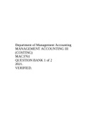 MAC3761 QUESTION BANK 1 of 2 2021. VERIFIED.