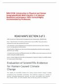 WGU D199  Introduction to Physical and Human Geography&sol;ROAD MAPS Section 3 of 3&sol;Actual Questions and Answers 100&percnt; Correct&sol;Highly recommended by Professors&period;