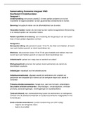 Samenvatting Economie Integraal VWO Hoofdstuk 8 Onderhandelen inclusief aantekeningen les, grafieken en voorbeelden