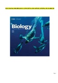 TEST BANK FOR BIOLOGY CONCEPTS AND APPLICATIONS&comma; 9E STARR