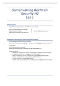 Samenvatting  Recht En Security H2 (RES)