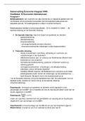Samenvatting Economie Integraal VWO Hoofdstuk 18 Economie internationaal inclusief aantekeningen les en belangrijke grafieken en voorbeelden