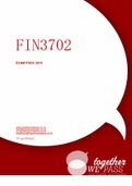 FIN3702 EXAM PACK 2024
