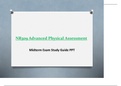 NR509 / NR 509 Midterm Exam Study Guide PPT (Latest 2022 / 2023): Advanced Physical Assessment - Chamberlain
