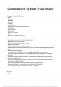Comprehensive Predictor Retake Review questions and answers graded A&plus; 2024&sol;2025