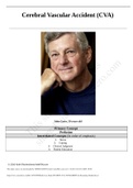 John Gates Case Study -Cerebral Vascular Accident &lpar;CVA&rpar; FUNDAMENTAL Reasoning
