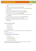 Portage Learning BIO 171 Teas Science Questions and Answers Latest