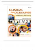 Test Bank for Clinical Procedures for Medical Assistants&comma; 11th Edition by Bonewit-West&comma; Complete Chapters 1 - 23&comma; &vert;Updated Newest Version &vert;complete Guide&period; 