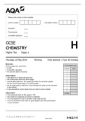 MANAGEMENT 7T-15-3QP-Chemistry-Higher-16 QP COMPLETE SOLUTIONS