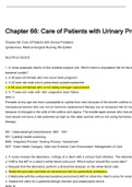 Milestone Chapter 66: Care of Patients with Urinary Problems | Nursing School Test Banks (Concepts for Interprofessional Collaborative Care College Test Bank)