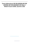 Exam (elaborations) NR 599 (NR599) (NR 599 (NR599)) /NR 599 (NR599NR 599 Week 4 Midterm Exam GUIDE