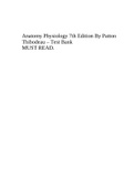 Anatomy Physiology 7th Edition By Patton Thibodeau – Test Bank MUST READ.