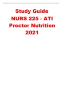 NURS 225   ATI Proctor Nutrition