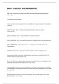 EXAM 3 CARDIAC AND RESPIRATORY