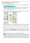 NUR2063 Essentials of Pathophysiology Final Exam Review Sheet