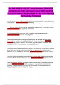 NU 646 WEEK 9 QUIZ Latest Update 2024-2025 Actual Exam with Questions and 100&percnt; Verified Correct Answers Guaranteed A&plus; At First Attempt Verified By Professor