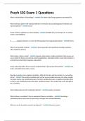 Pscyh 102 Exam 1 Questions 