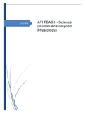ATI TEAS 6 - Science (Human Anatomy and Physiology) Summer 2021