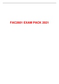 FAC2601 EXAM PACK 2021