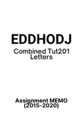 EDDHODJ - Combined Tut201 Letters (2015-2020) 