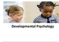 Developmental Psychology lecture notes