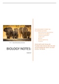 Biology matric IEB summaries
