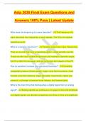 Aslp 3030 Final Exam Questions and Answers 100&percnt; Pass &vert; Latest Update