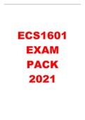 ECS1601 EXAM PACK 2021