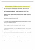 OB INPATIENT CERTIFICATION PRACTICE QUESTIONS AND ANSWERS 2024 A&plus;