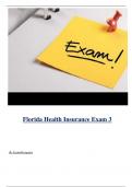 Florida Health Insurance Exam 3 &lpar; Latest 2024 &sol; 2025 &rpar; Actual Questions and Answers 100&percnt; Correct