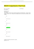 BIO251 Comprehensive Final Exam &vert; BIO 251 Comprehensive Final Exam&vert;Verified answers-100&percnt; correct&period;