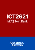 ICT2621 - MCQ Test Bank (2022)