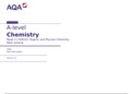 A Level Chemistry Paper 2 Marking Scheme&period;