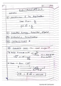 Class notes and competitive exam level problem solving of electrostatics&lbrack;all concepts&rsqb;