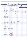Trigonometry formula and identities 