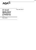 Paper 1 AQA Biology A-Level