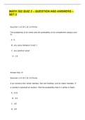MATH 302 QUIZ 2 – QUESTION AND ANSWERS – SET 2