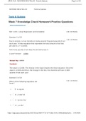 MATH 302 Week 7 Knowledge Check Homework Practice Questions