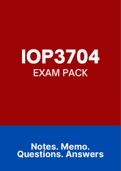 IOP3704 - EXAM PACK (2022)