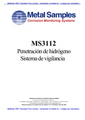 MS3112 MANUAL SISTEMAS DE VIGILANCIA DE PENETRACIÓN HIDROGENO (ESP)