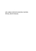 LPL 4804 CONVEYANCING NOTES FINAL.MUST READ.