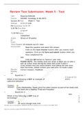 Review Test Submission&colon; Week 5 - Test&comma;100&percnt; CORRECT