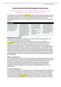 Summary Marketing Strategy articles (BM04MM)