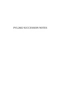PVL2602 SUCCESSION NOTES