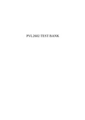 PVL2602 TEST BANK