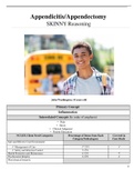 CASE STUDY APPENDICITIS-APPENDECTOMY SKINNY REASONING JOHN WASHINGTON&comma; 14 YEARS OLD &lpar;QUESTIONS WITH COMPLETED SOLUTIONS&rpar;