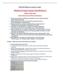 NR509 / NR 509 Midterm Study Guide (Latest 2021 / 2022): Advanced Physical Assessment - Chamberlain  College.