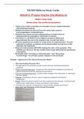 NR509 &sol; NR 509 Midterm Study Guide &lpar;Latest 2021 &sol; 2022&rpar;&colon; Advanced Physical Assessment - Chamberlain  College&period;