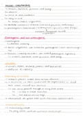 Summary Notes on all sections for IEB Grade 12 Life Science
